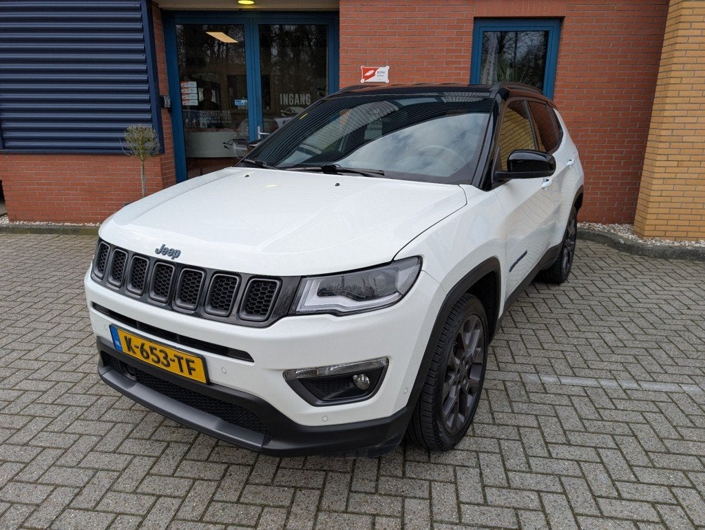 Jeep COMPASS 4xe 240 Plug-in Hybrid Electric S,Trekhaak,Lane, Auto's, Jeep, Automaat, 4 cilinders, Wit, Bedrijf