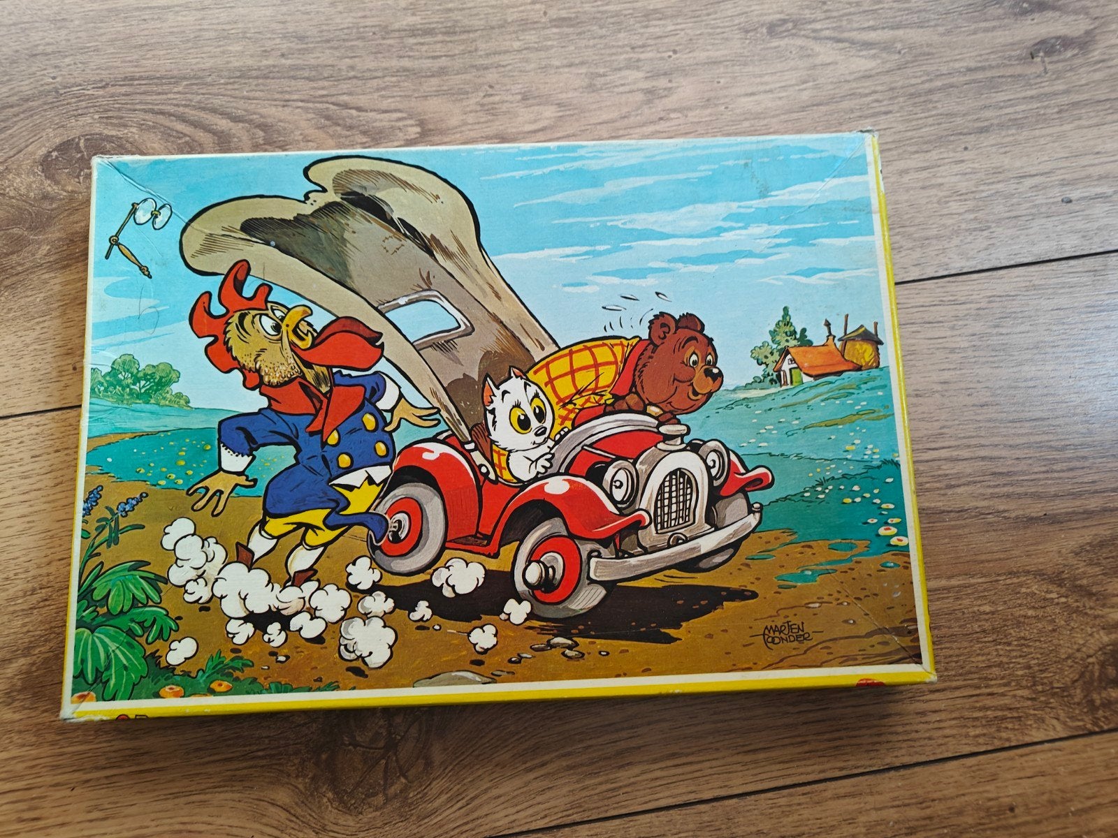 Vintage Heer Olivier B. Bommel Puzzel, Een of twee spelers, Ophalen of Verzenden, Gebruikt, Onbekend