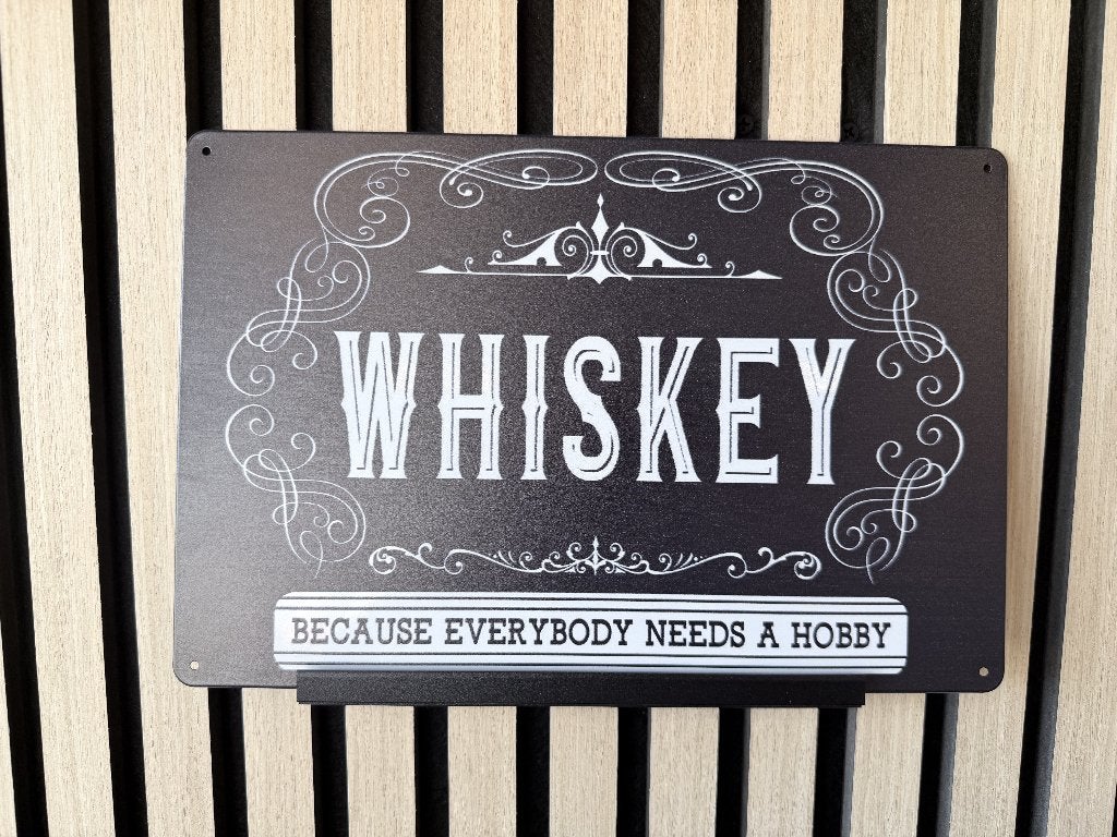 Whiskey wandbord (Old Look), Www.pand50.nl, Metaal, 30 cm, Ophalen of Verzenden