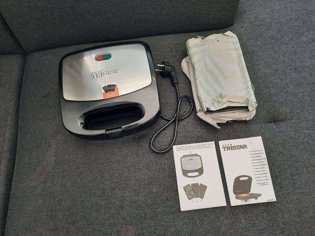 NIEUWE TRISTAR 3 in 1 SANDWICH MAKER, Ophalen, Nieuw