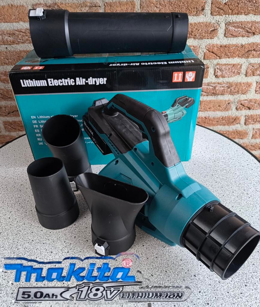 Krachtige Bladblazer. Gemaakt voor Makita 18volt accu., Tuin en Terras, Ophalen of Verzenden, Nieuw, Accu