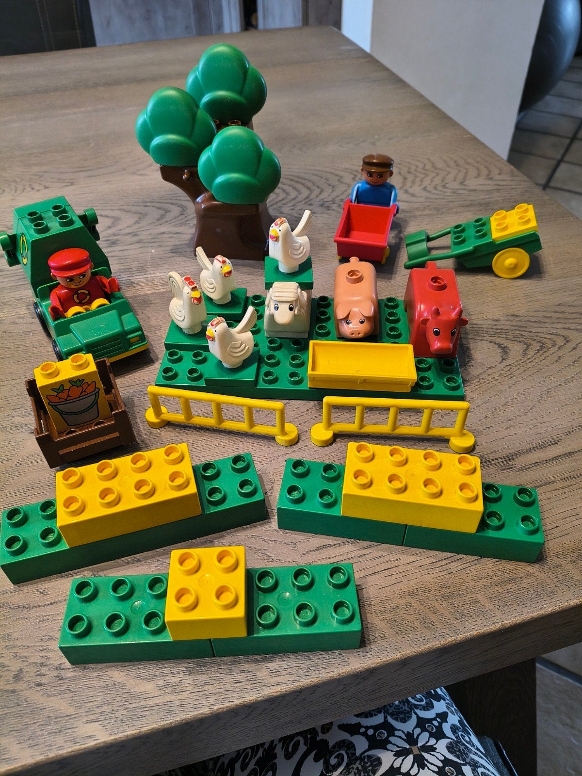 Duplo Boerderij Set met Dieren en Voertuigen, Kinderen en Baby's, Speelgoed | Duplo en Lego, Inclusief minifiguren, Gebruikt, Overige thema's