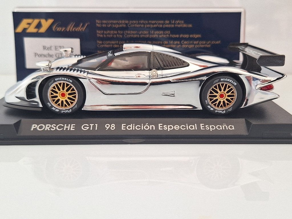 Fly Porsche 911 GT1 98 Chrome Edition (E73), Overige merken, Racebaan, Fly, Nieuw