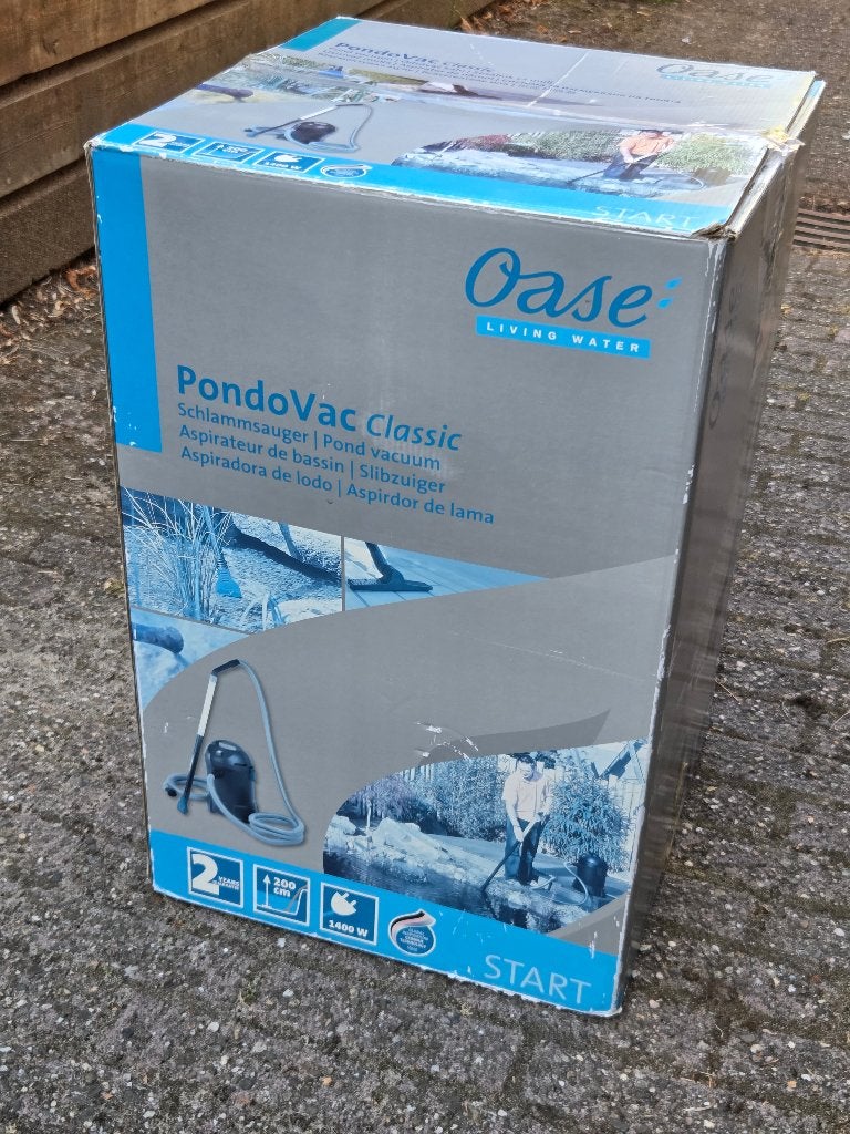 Pondovac Classic slibzuiger, Ophalen, Gebruikt, Vijverstofzuiger