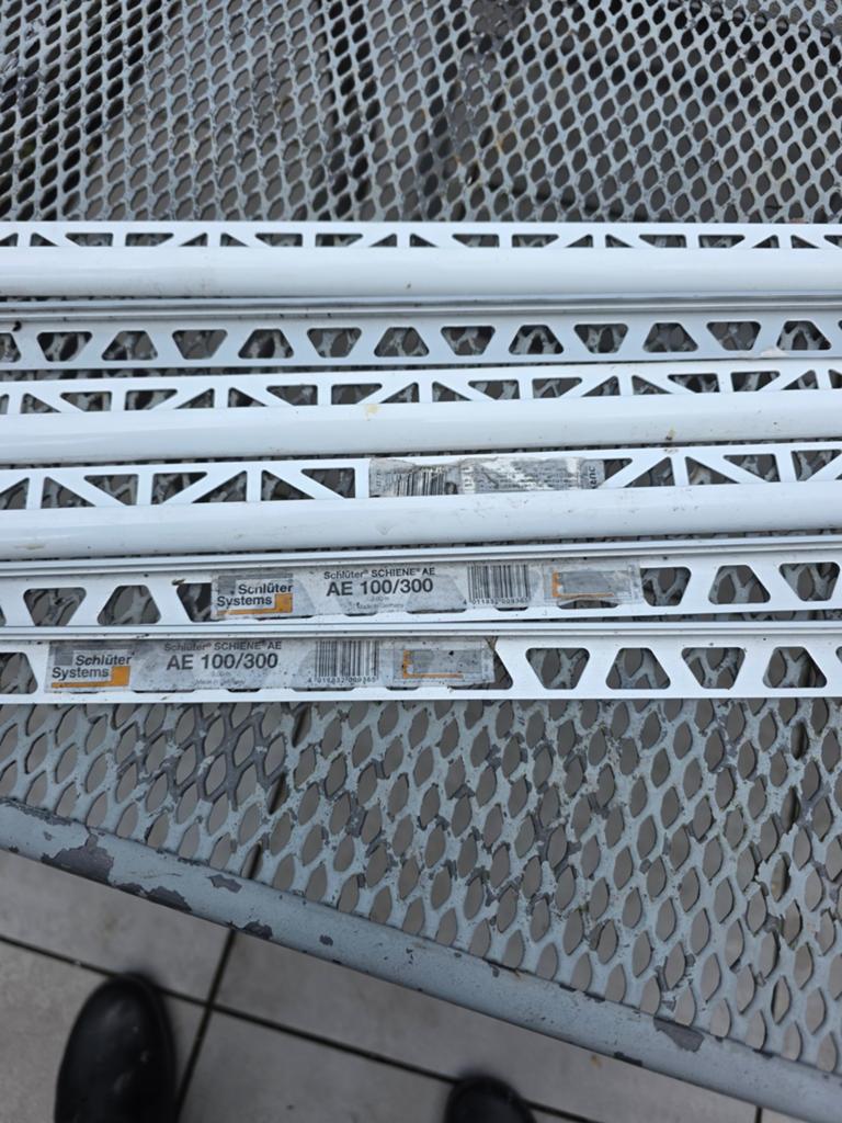 Schlüter-SCHIENE-AE 100/300 tegelprofielen, Overige typen, Nieuw, Minder dan 5 m², Overige materialen
