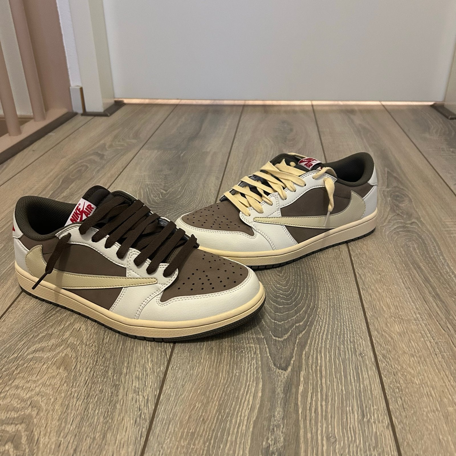 Nike Jordan 1 Low Travis Scott Reverse Mocha, Verzenden, Nieuw, Bruin, Sneakers of Gympen