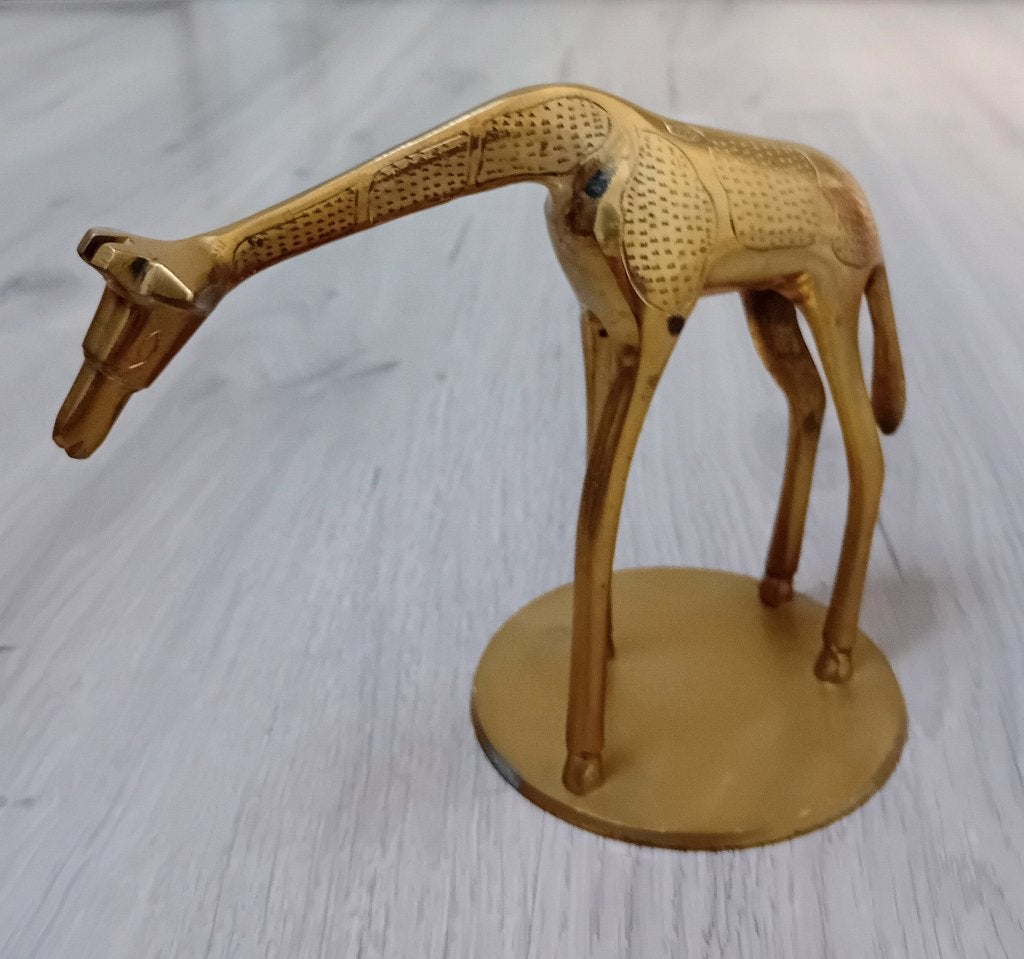 Koperen giraffe, Antiek en Kunst, Antiek | Koper en Brons, Verzenden
