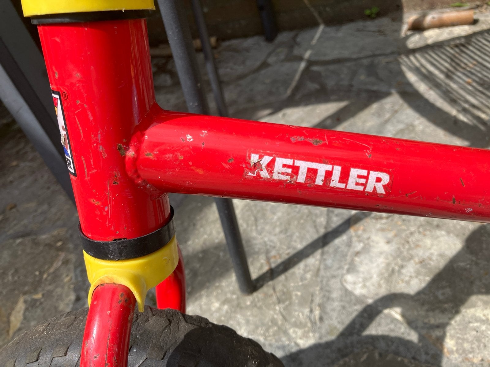 Kettler loopfiets rood/geel - Gebruikt, Ophalen, Gebruikt, Minder dan 16 inch
