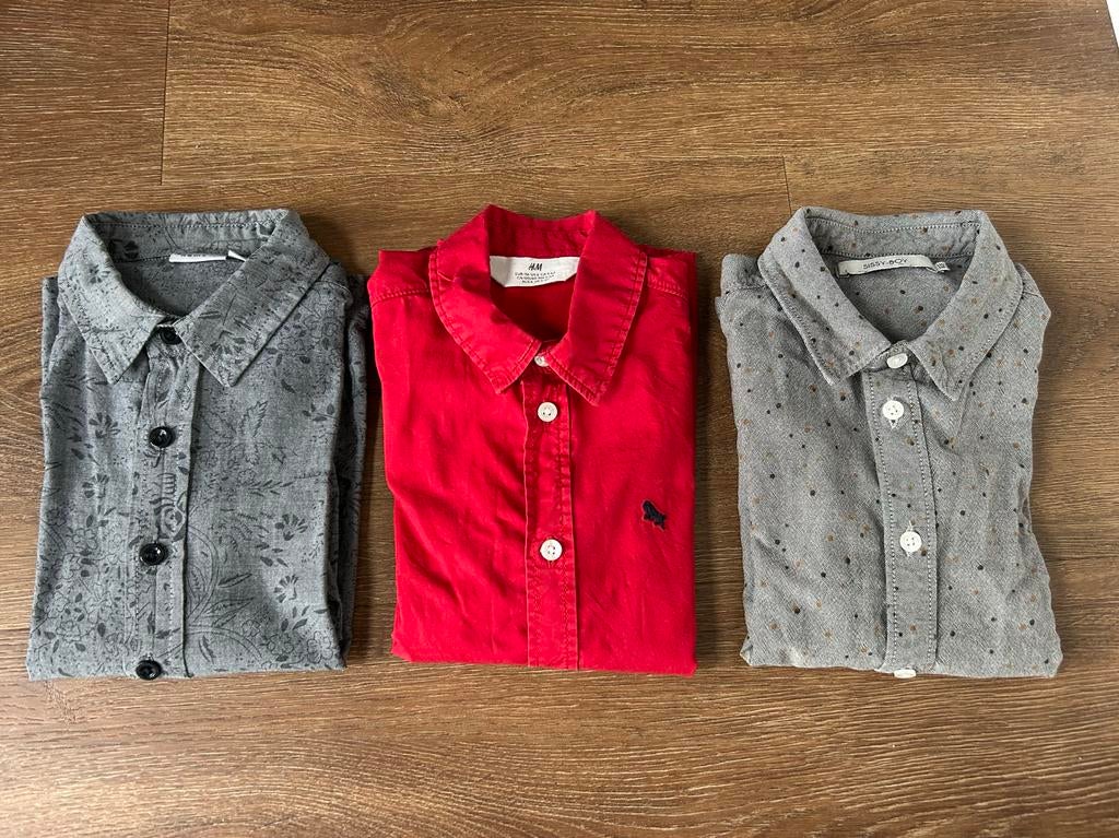 Blouses (jongen) - Maat 116 - Name it, H&M, Sissy Boy, Ophalen of Verzenden, Zo goed als nieuw, Jongen, Overhemd of Blouse