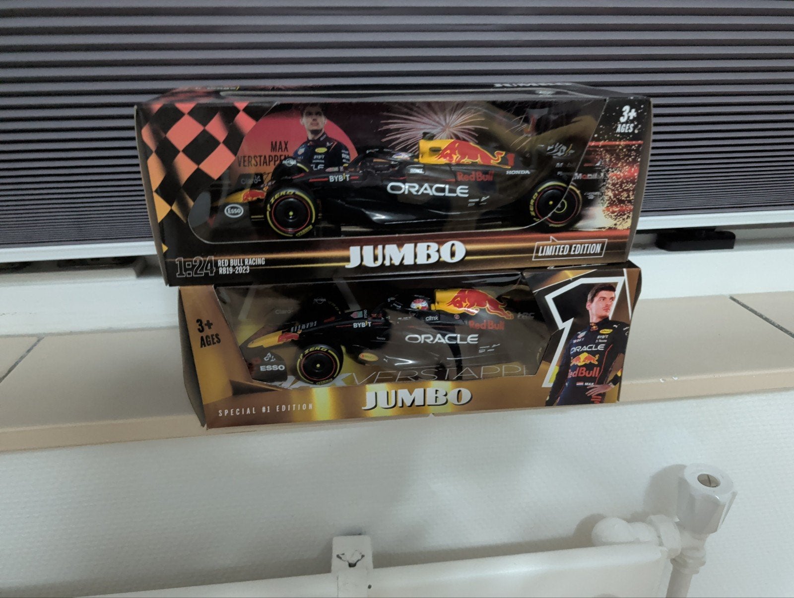 2 Max Verstappen Jumbo auto's (2022 & 2023) nieuw, Ophalen of Verzenden, Nieuw, Auto