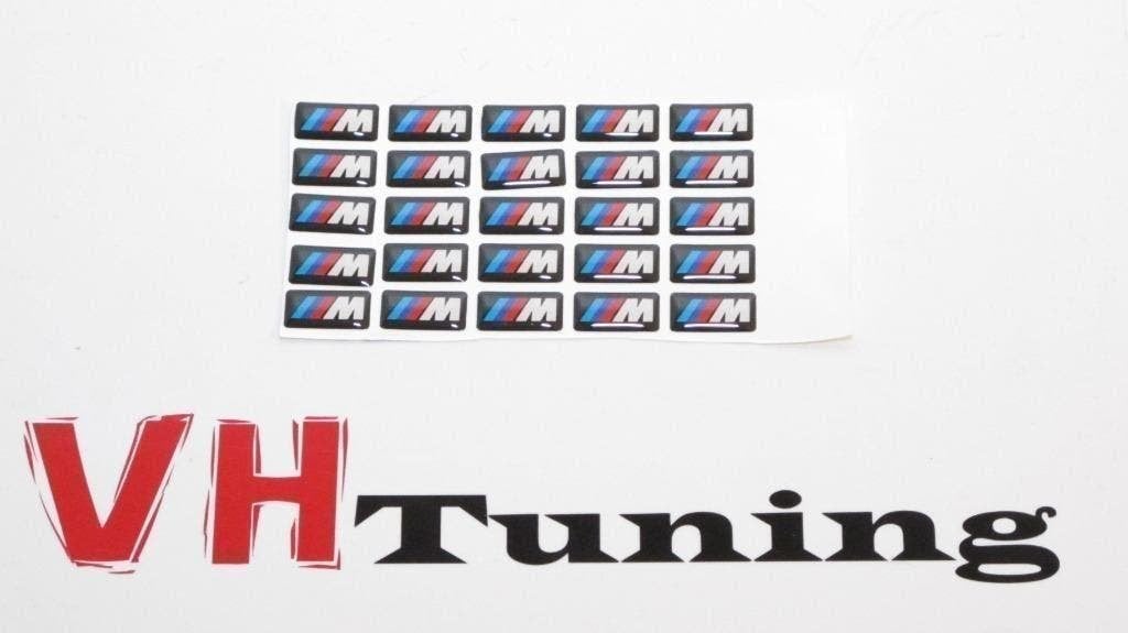 BMW M line logo zelfklevend 3M tape 2CM, Ophalen of Verzenden