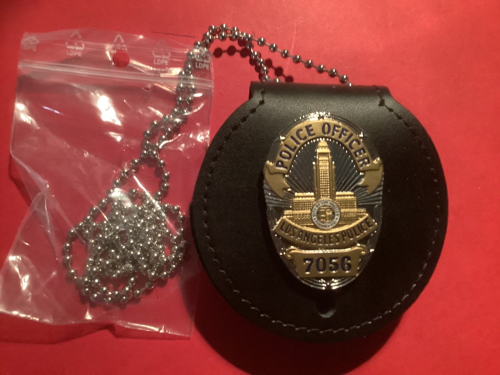 Brevet met Houder van Police officier, Ophalen of Verzenden, Landmacht, Nederland, Embleem of Badge