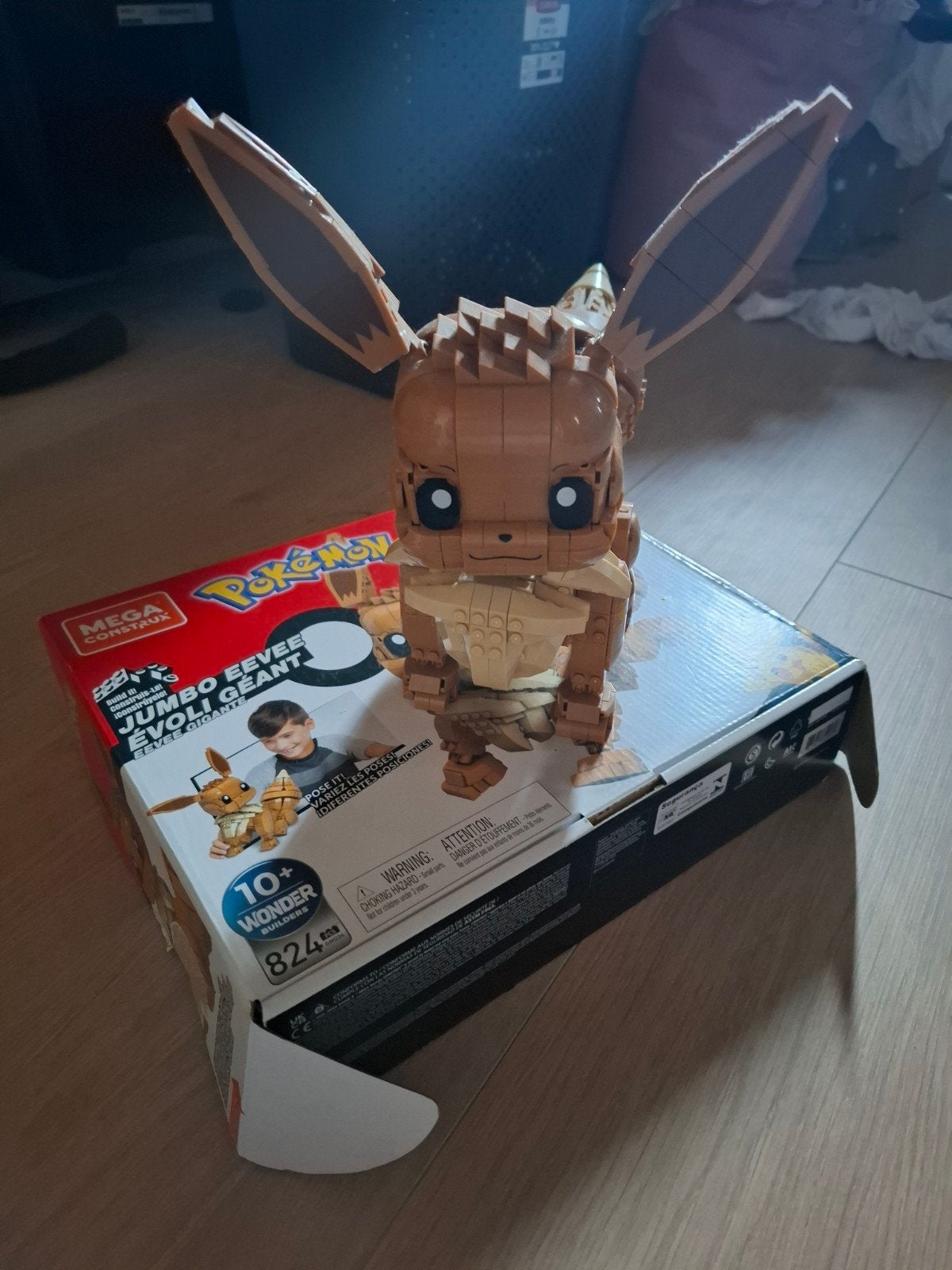 Mega Construx Pokémon Jumbo Eevee Bouwset, Ophalen of Verzenden, Zo goed als nieuw, Overige merken