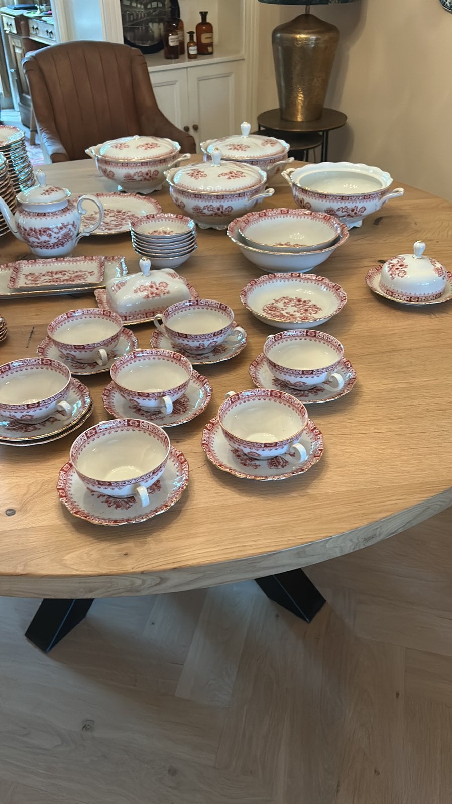 Servies Selmann Weiden Bavaria antiek, Antiek en Kunst, Ophalen