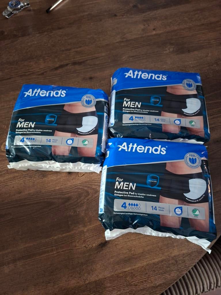 Attends incontinentie inleggers, Ophalen of Verzenden