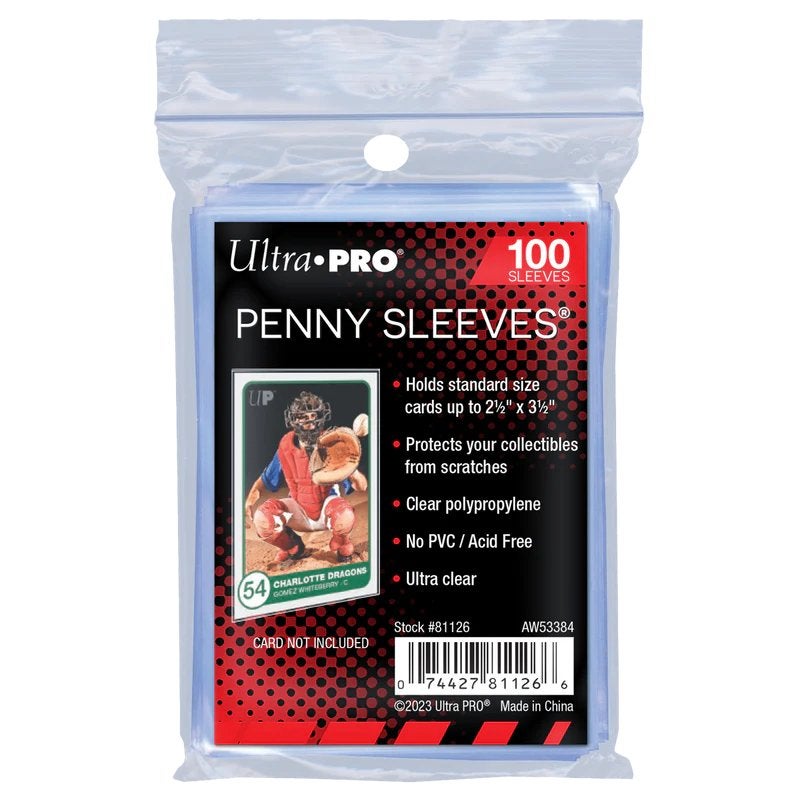 Ultra Pro: Penny Sleeves 100 stuks, Ophalen of Verzenden, Nieuw, Sleeves of Kaarthoesjes