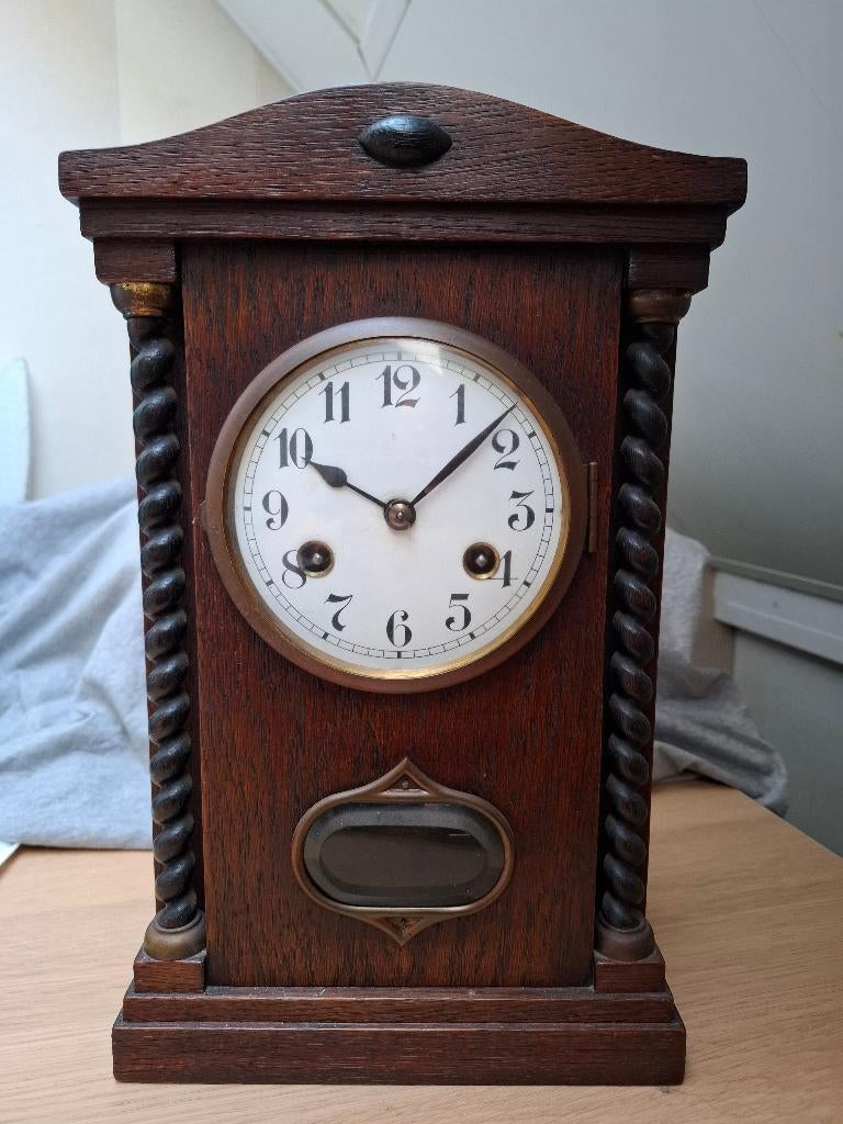 Junghans antieke tafelklok uit 1914, Antiek en Kunst, Ophalen