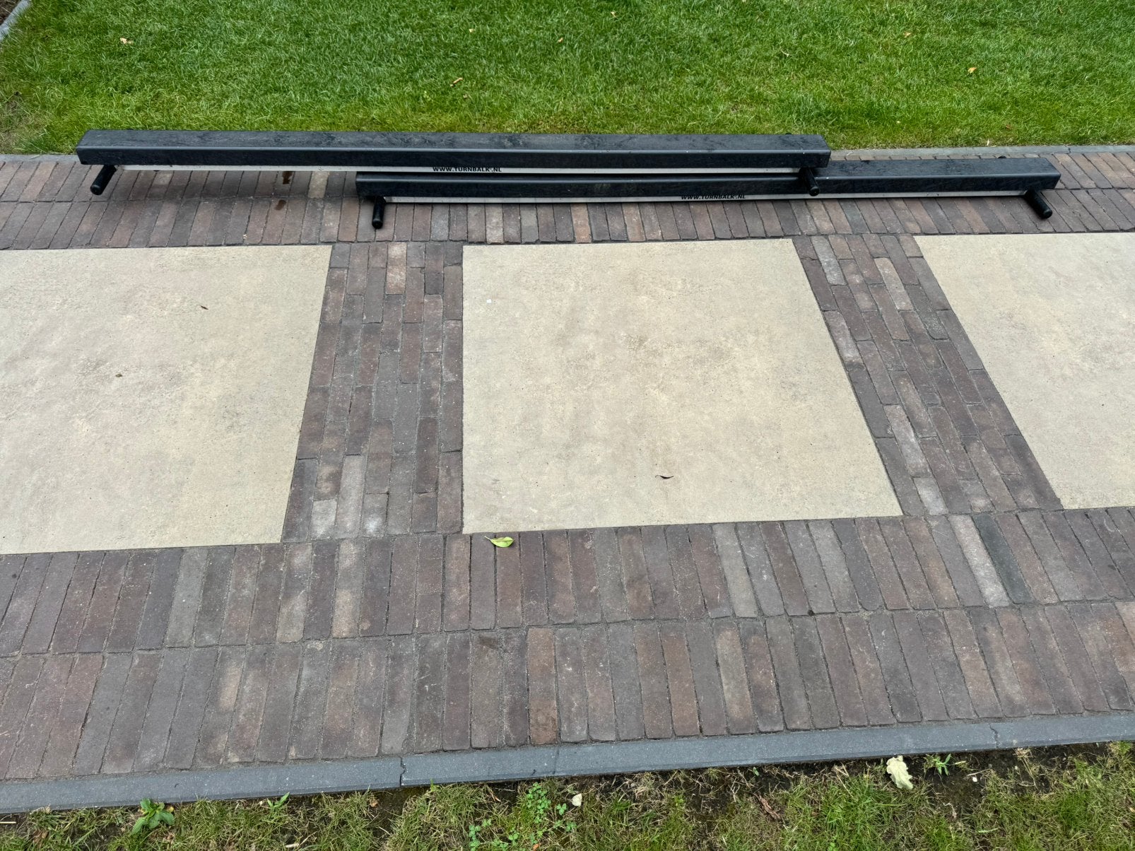 Turnbalk (2x), Sport en Fitness, Turnen, Ophalen, Zo goed als nieuw, Materiaal