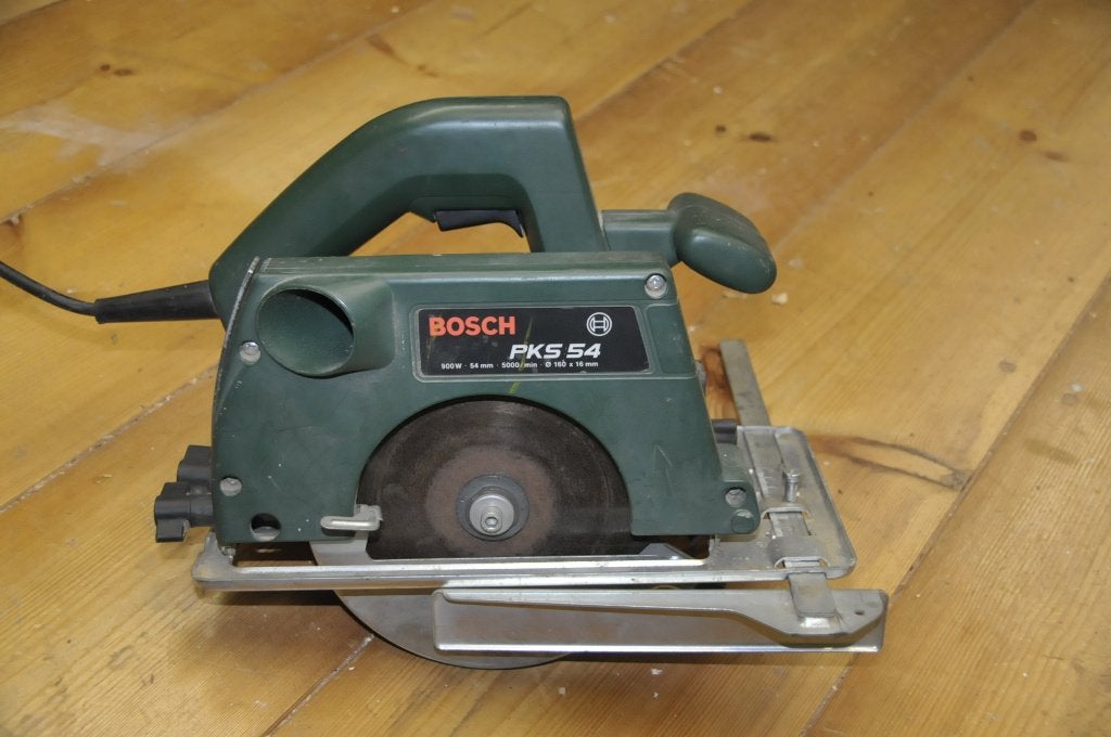 Cirkelzaag Bosch, Gebruikt, Cirkelzaag, 600 tot 1200 watt, Ophalen of Verzenden