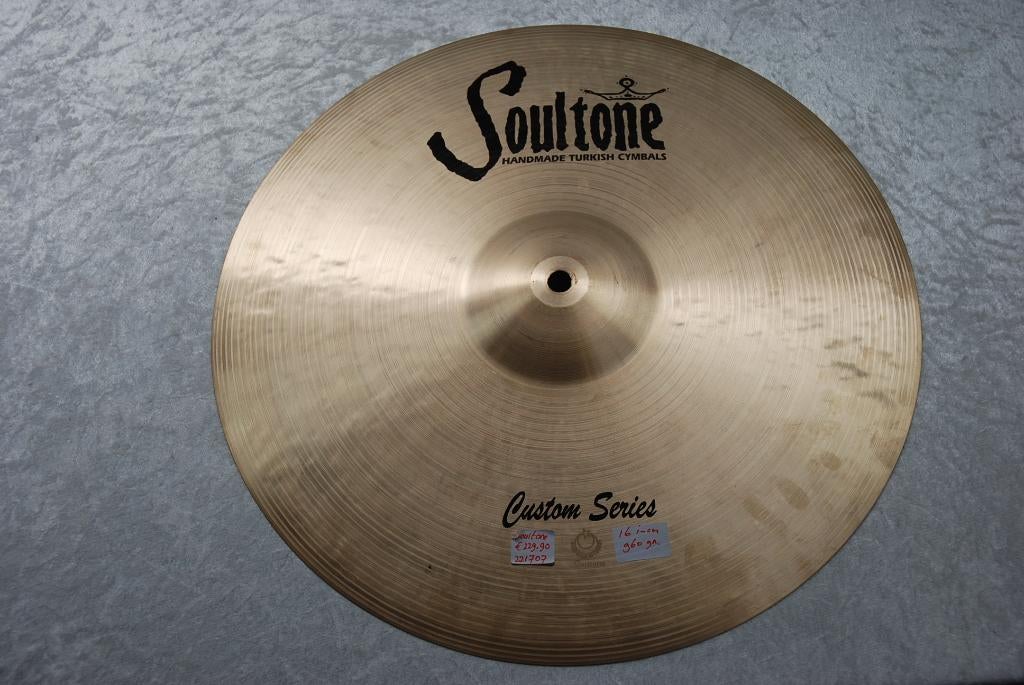 NIEUW!  Soultone Custom series crash 960gr. 16 inch, ., Drums of Percussie, Nieuw, Ophalen of Verzenden