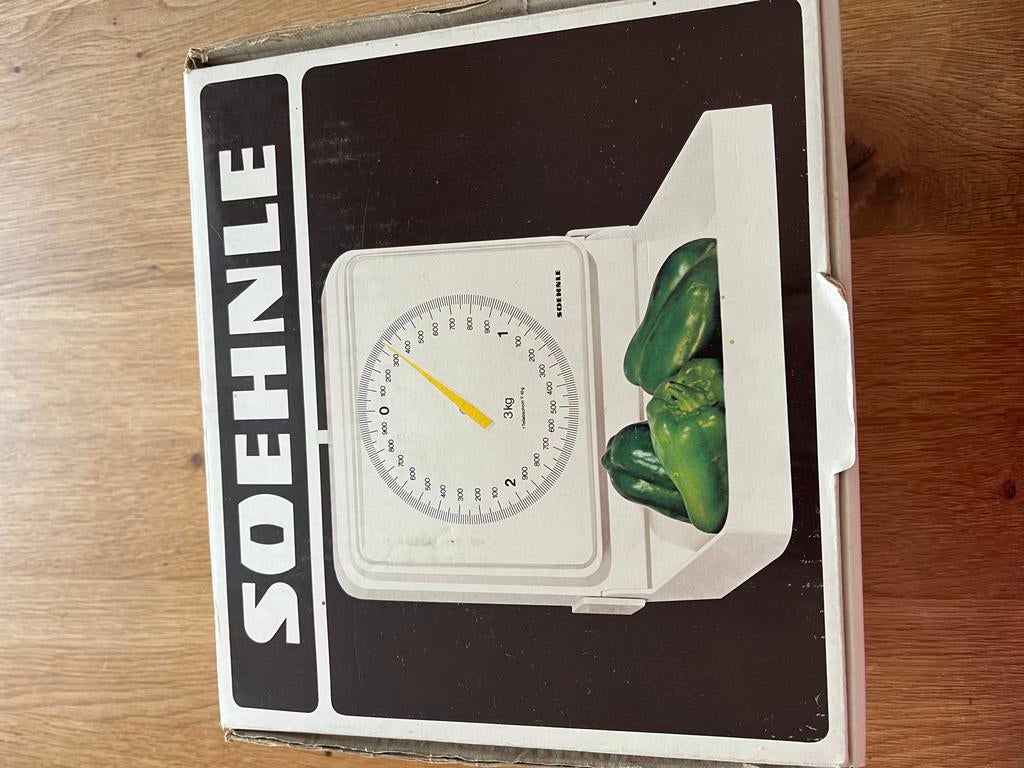 Soehnle Wandweegschaal - Nieuwstaat in doos, Witgoed en Apparatuur, Weegschalen, Minder dan 10 kg, Keukenweegschaal, Nieuw, Ophalen of Verzenden