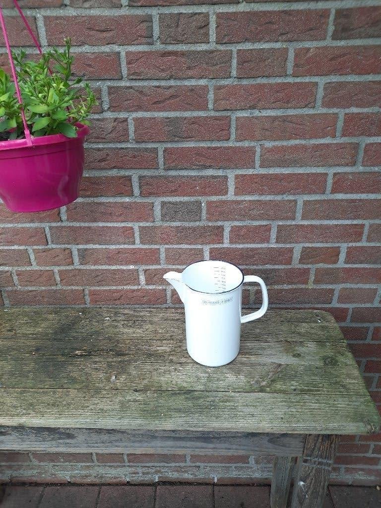 emaille maatbeker, Ophalen of Verzenden