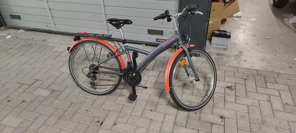 Btwin Poply 540 meisjesfiets, Velgrem, Versnellingen, Ophalen, Overige merken