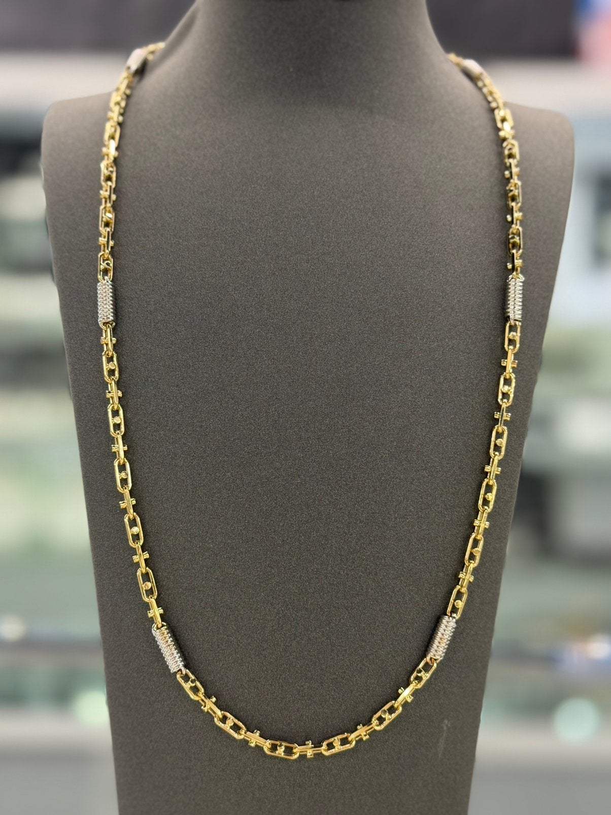 14 Karaat Goud - Monte Carlo Ketting - Nieuw - 24.63 Gram, Ophalen of Verzenden, Nieuw, Goud
