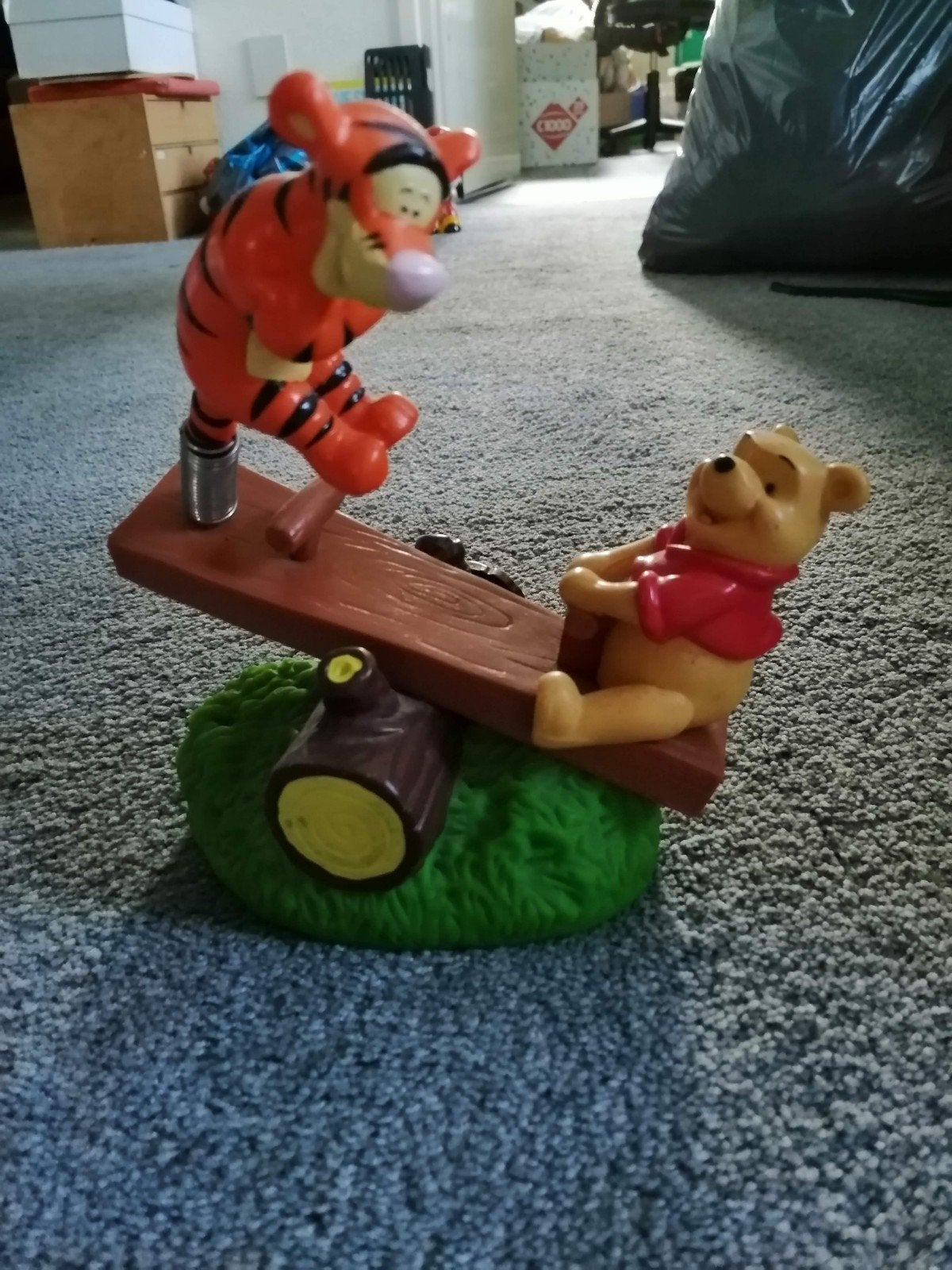 Tijgertje en Winnie de Pooh op de wip spaarpot, Verzamelen, Ophalen of Verzenden, Winnie de Poeh of vrienden