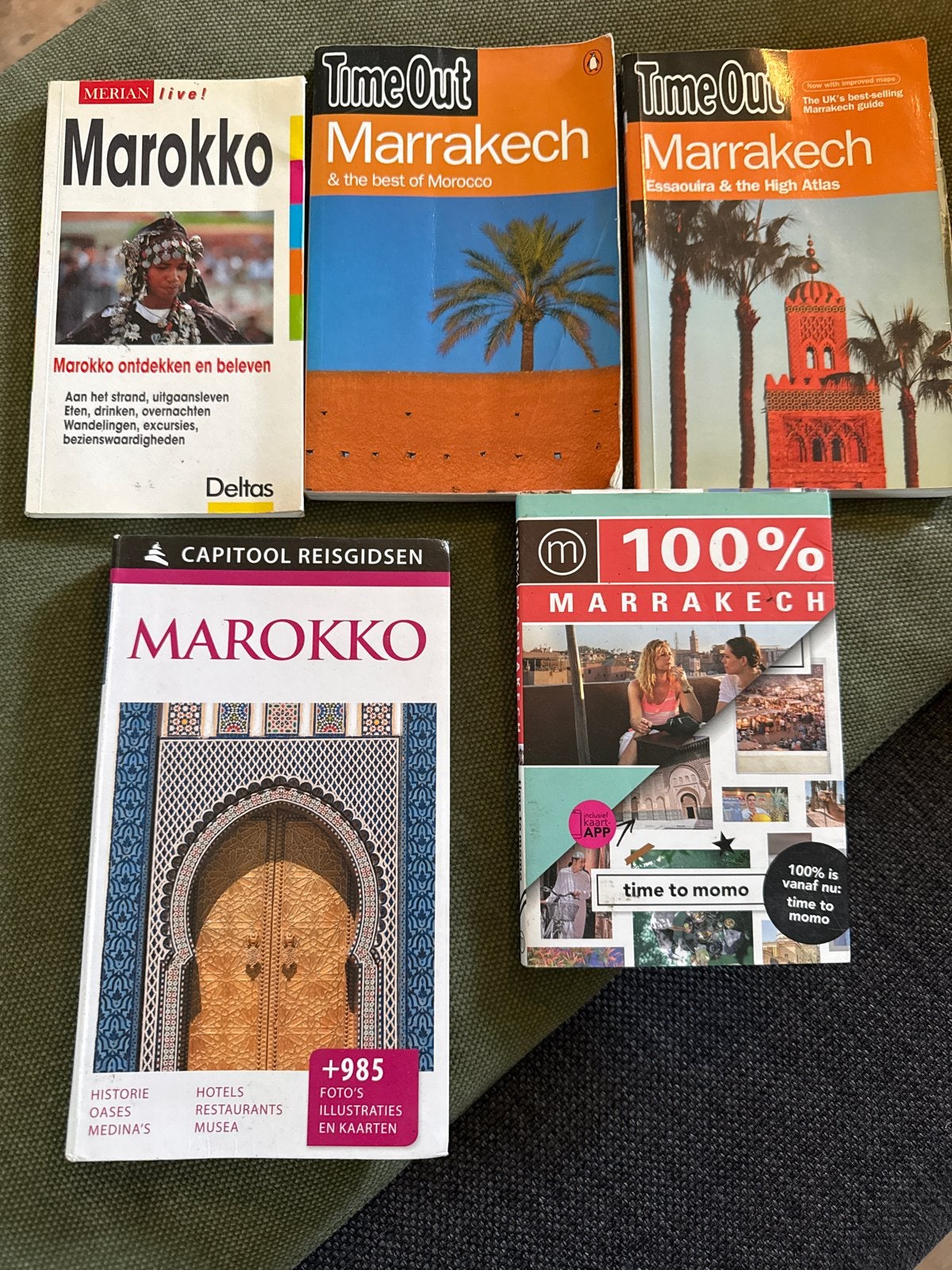 Reisgidsen Marokko & Marrakech (5 stuks), Gelezen, Afrika, Capitool, Ophalen of Verzenden