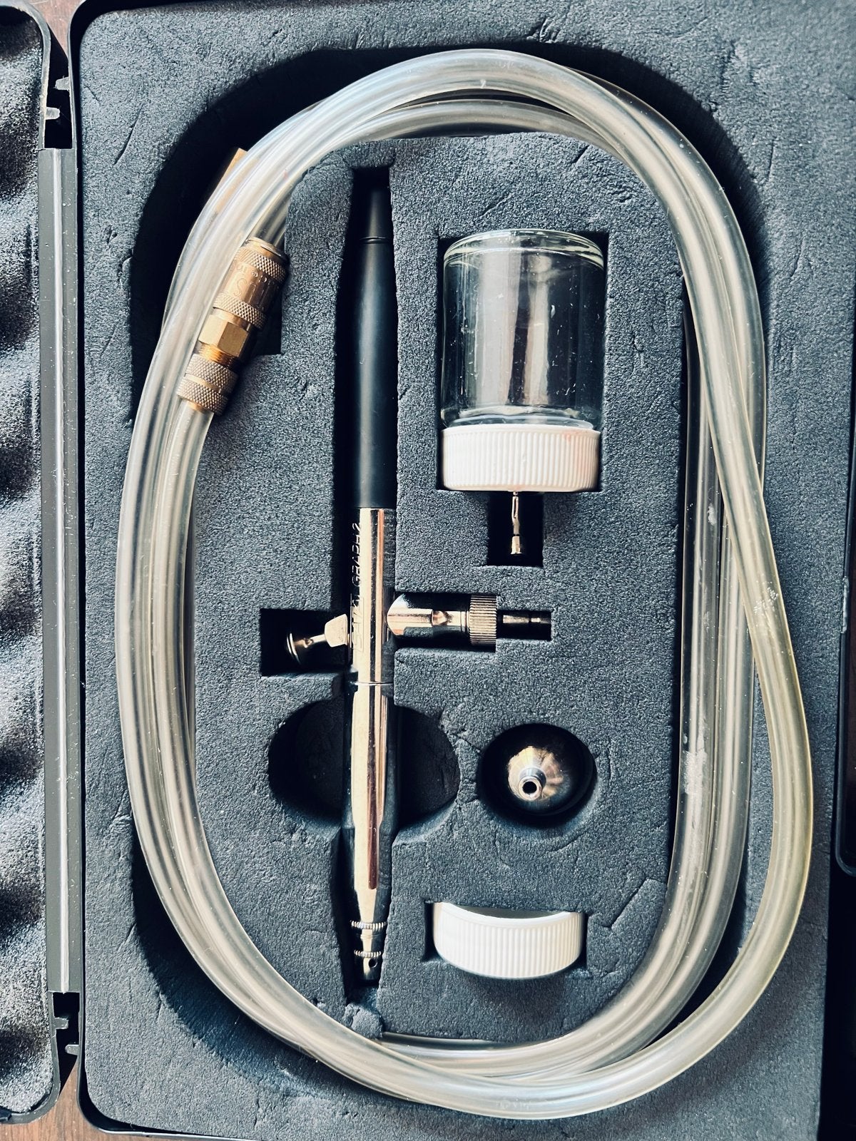 Sata Graph 2 Airbrush Set - Zo goed als nieuw, Ophalen of Verzenden, Zo goed als nieuw, Airbrush en Toebehoren