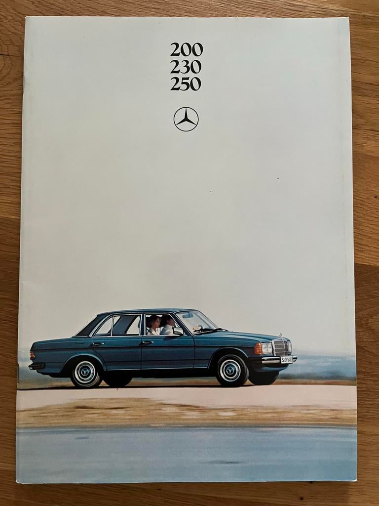 NL | Brochure Mercedes-Benz 200 230 250 W123 | 1979, Ophalen of Verzenden, Zo goed als nieuw, Mercedes