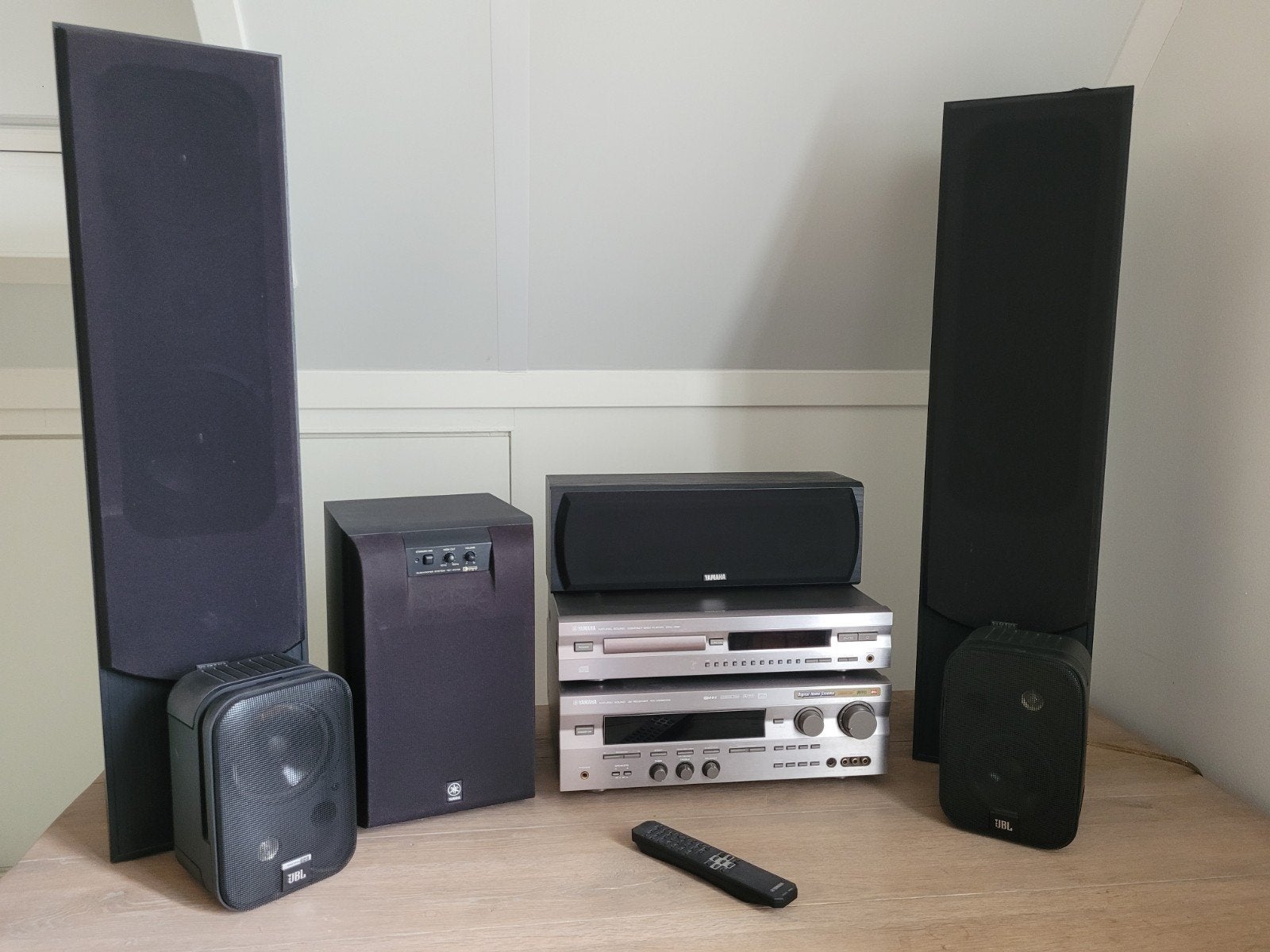 Yamaha Home Cinema Set met JBL speakers en CD-speler, 70 watt of meer, Overige spelers, Ophalen, Overige merken