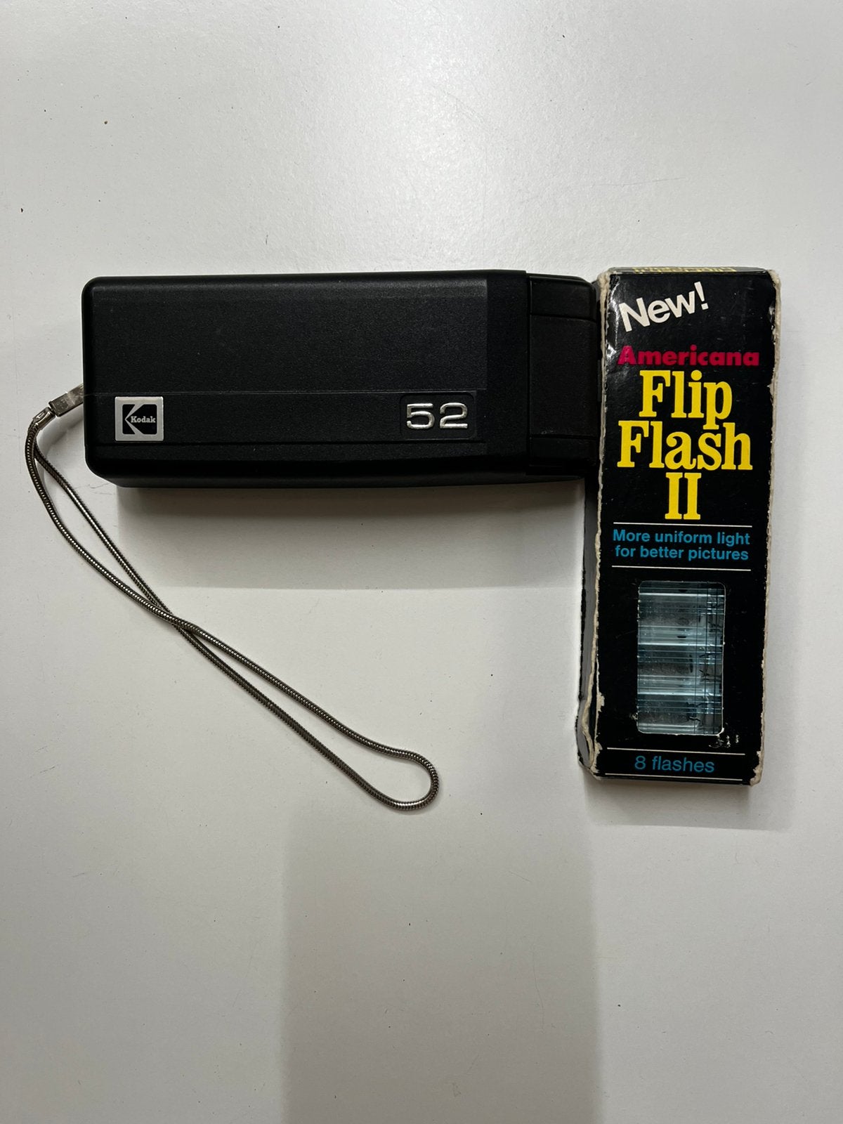 Vintage Kodak Extra 52 Pocket Camera +Originele FlipFlash II, Audio, Tv en Foto, Fotocamera's Analoog, Ophalen of Verzenden, Gebruikt