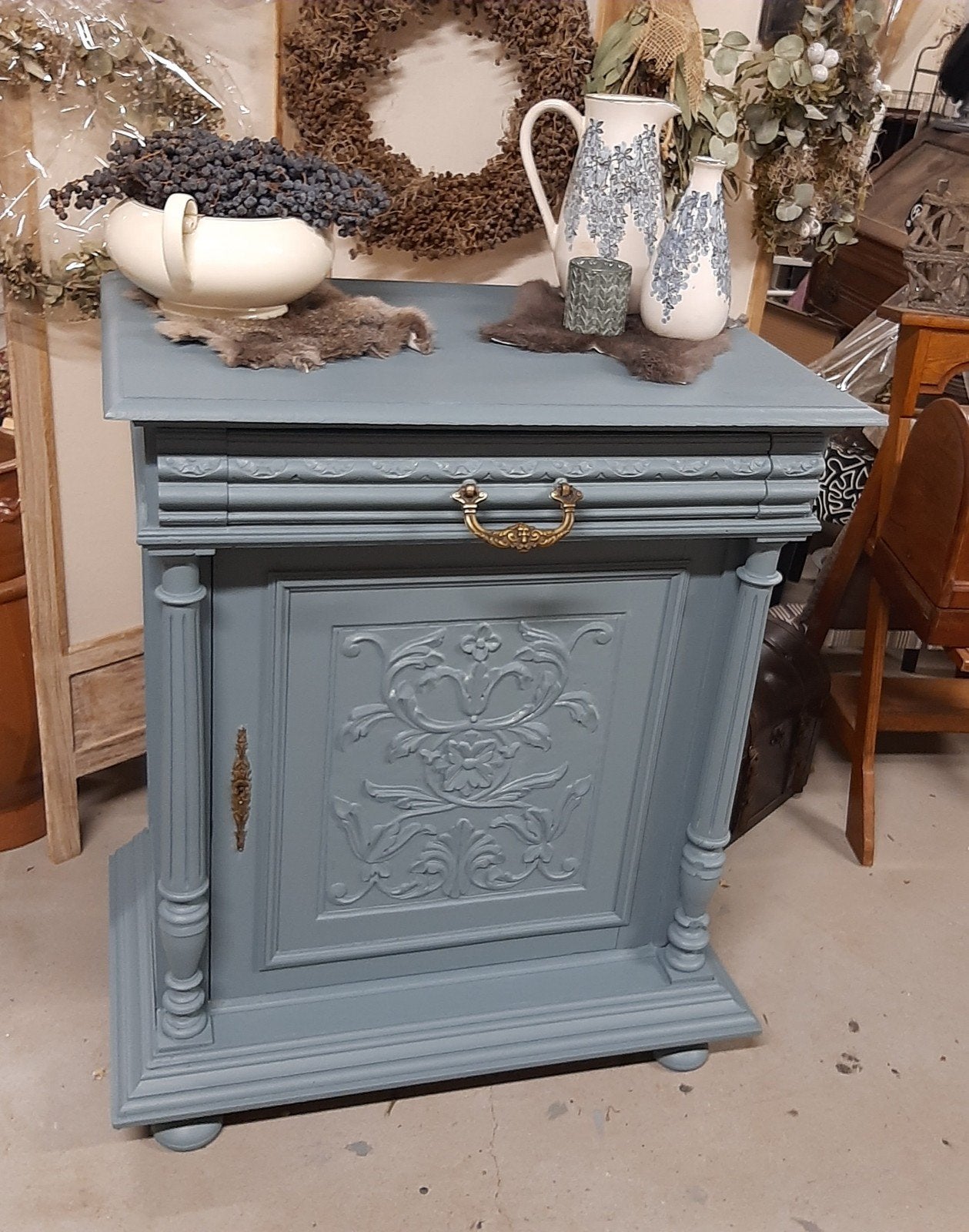 Stoere, sjieke kast, buffetkast, barok, brocante, Ophalen