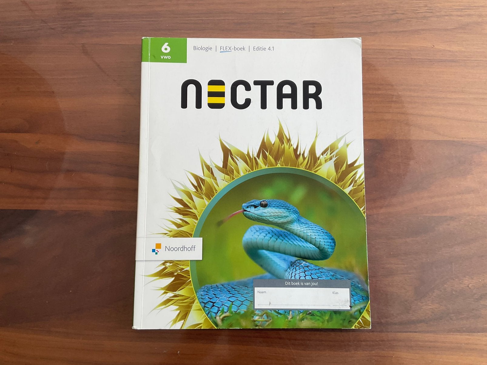 Nectar - Biologie - 6 VWO - Flex-boek, Ophalen of Verzenden, Zo goed als nieuw, VWO, Biologie