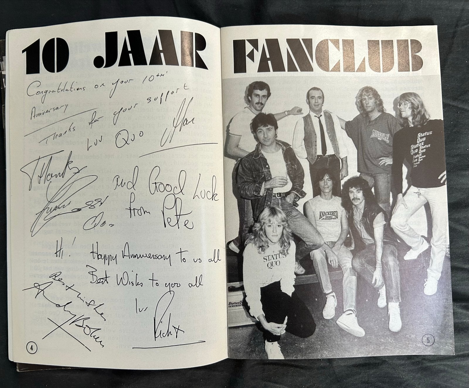 Status Quo fanclub bladen 1980-1983 (18 stuks), Boeken, Ophalen of Verzenden, Zo goed als nieuw, Muziek, Film of Tv