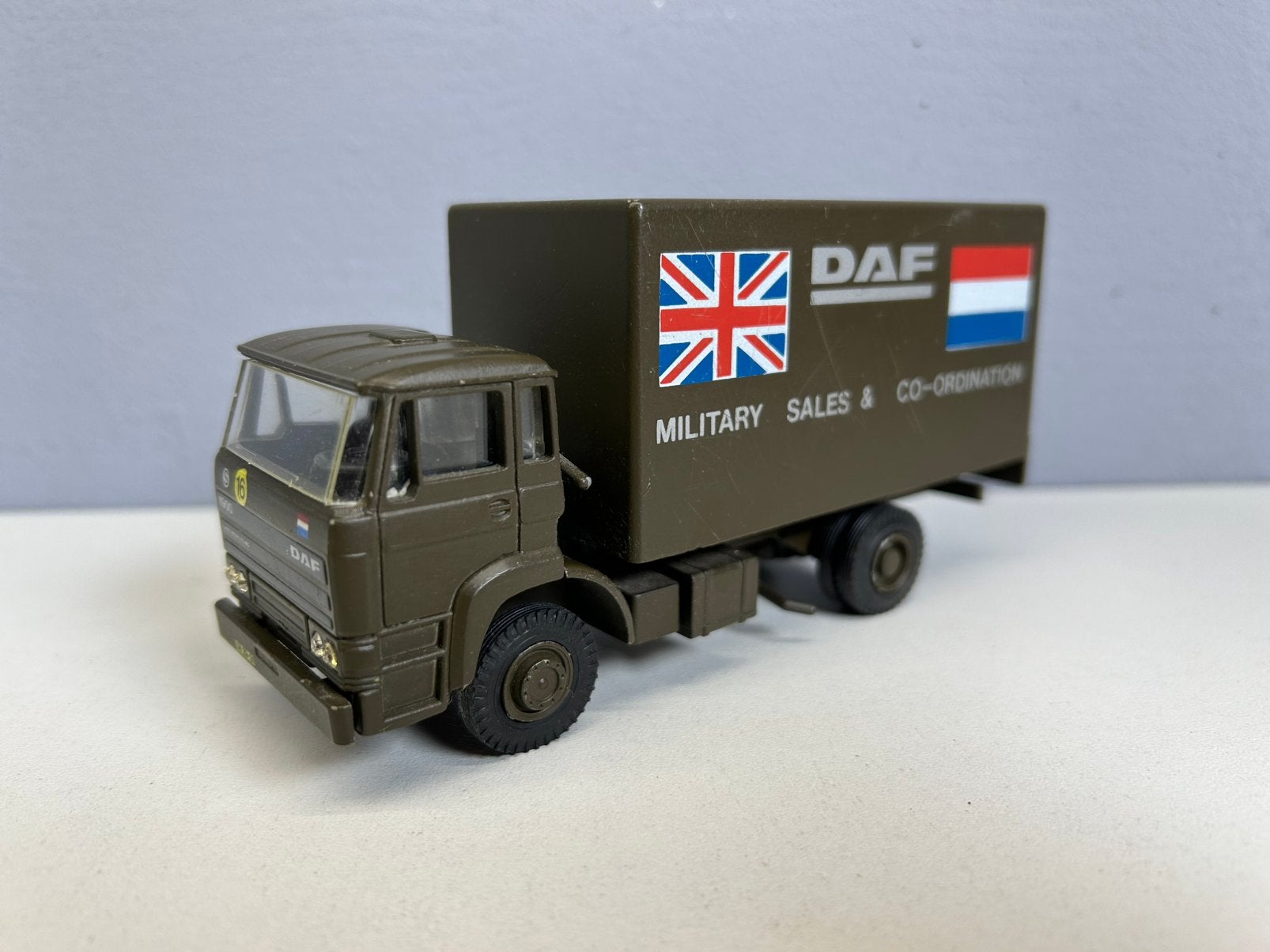 Lion toys car Daf Defensie Militair Leger Sales & Co mint, Ophalen of Verzenden, Nieuw, Bus of Vrachtwagen, Lion Toys