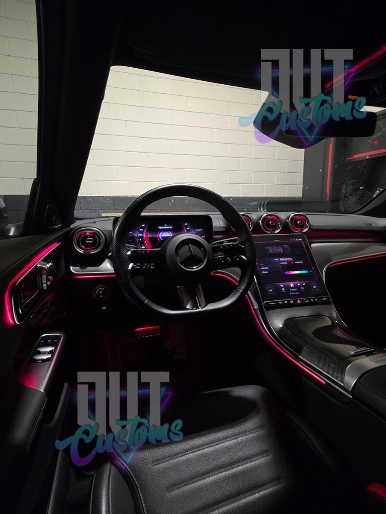 Mercedes W206 C Klasse Sfeerverlichting Ambient Light Inbouw, Ophalen, Info@dvtcustoms.nl, Mercedes-Benz, DVT Customs