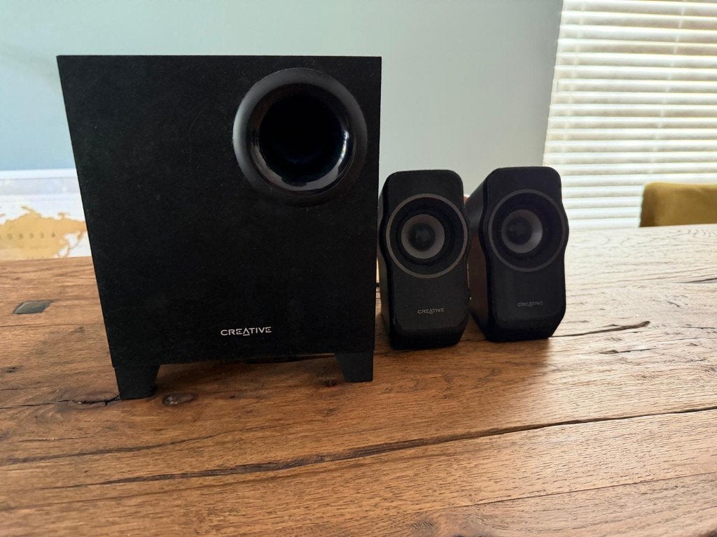 Creative A220 2.1 Speakerset | Speaker | Goede staat, Ophalen of Verzenden, Zo goed als nieuw, Logitech