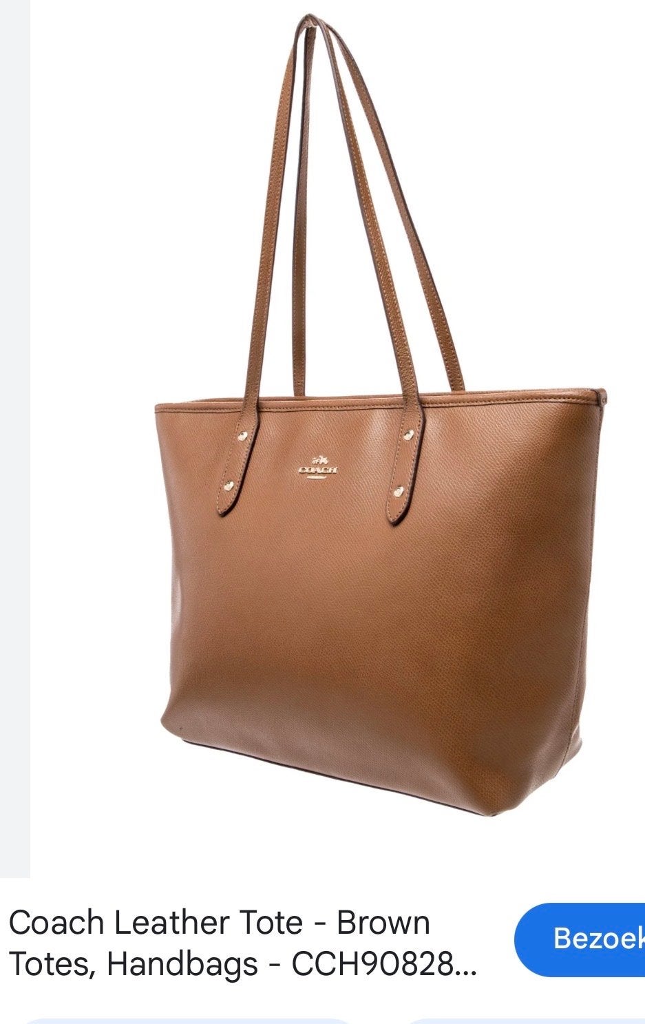 Foto 9 van Coach City Tote Bag Medium - Uitstekende Conditie