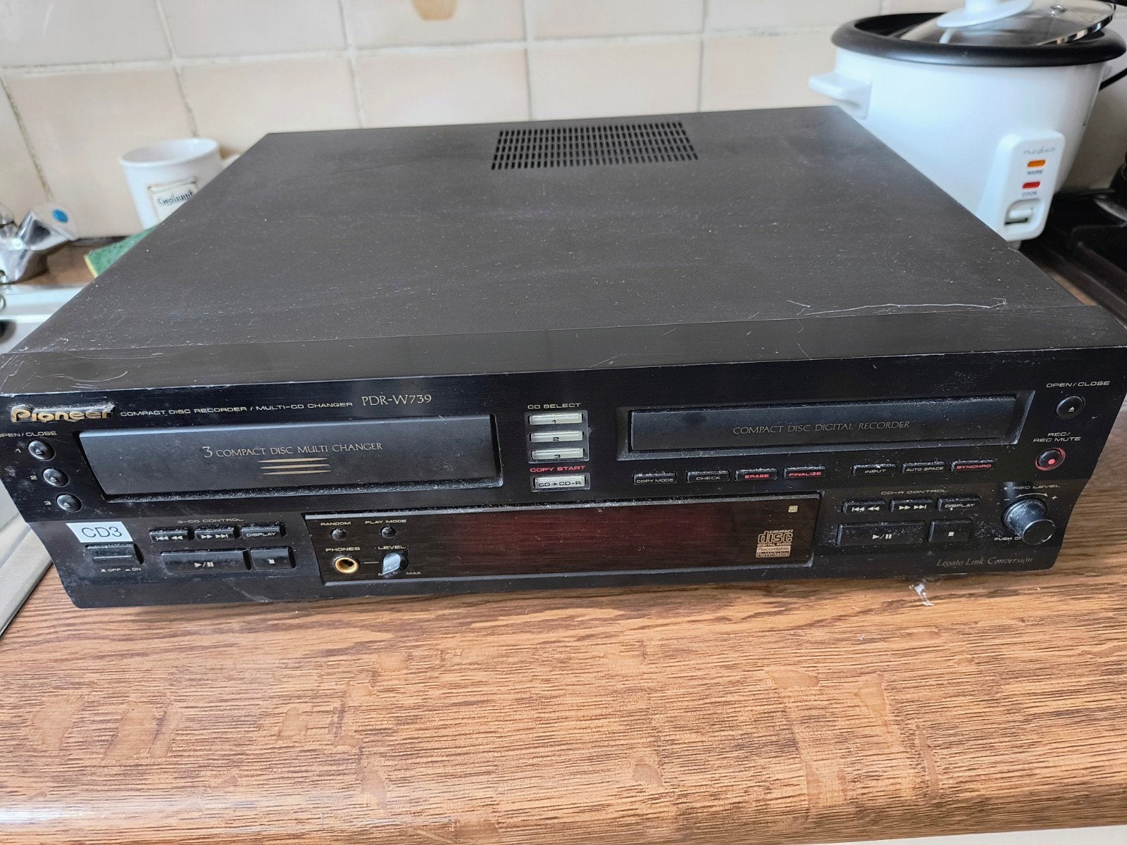Pioneer PDR-W739 CD-recorder/wisselaar, Audio, Tv en Foto, Cd-spelers, Ophalen of Verzenden, Pioneer, Wisselaar
