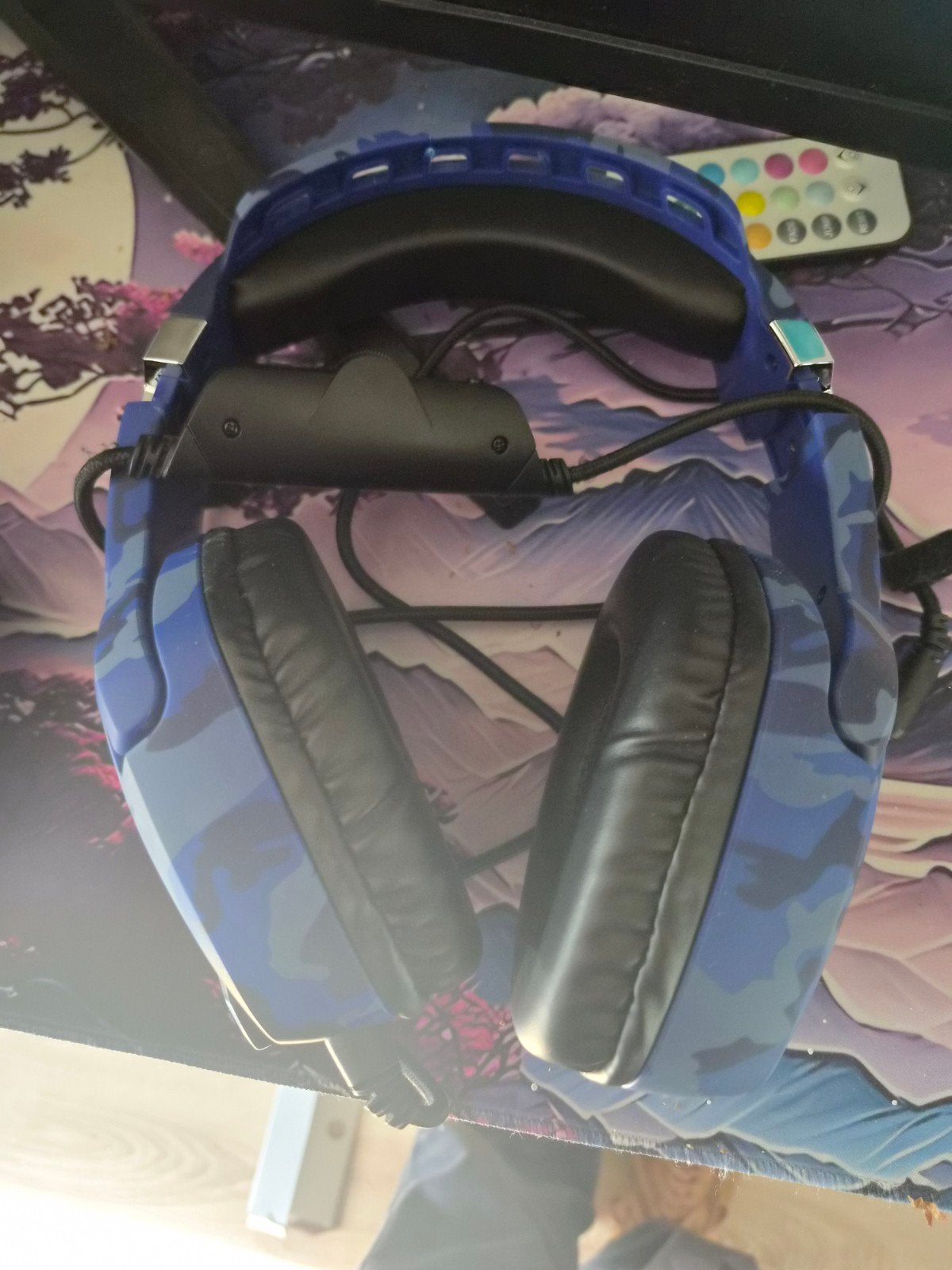 Trust GXT 488-B Forze Gaming Headset - Blauw Camo PS4/PS5, Ophalen of Verzenden, Zo goed als nieuw, PlayStation 4