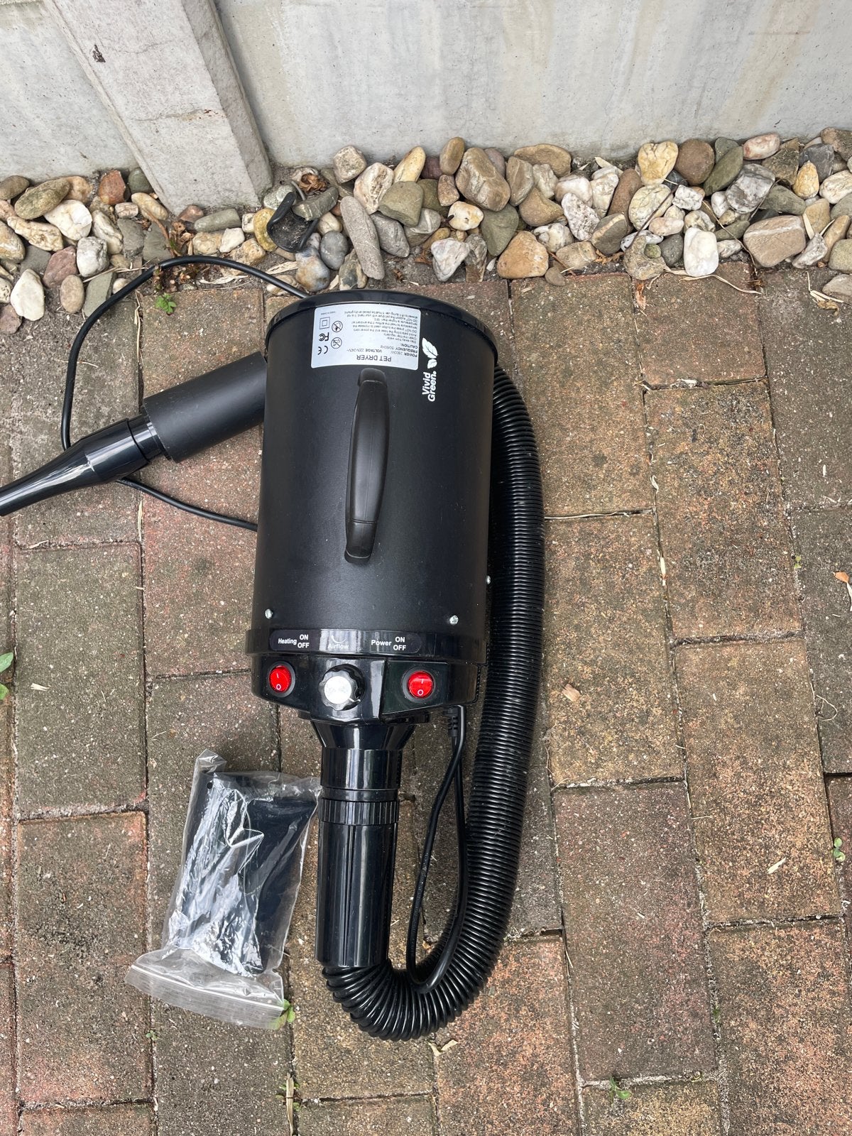 Vivid green pet dryer, Ophalen, Zo goed als nieuw