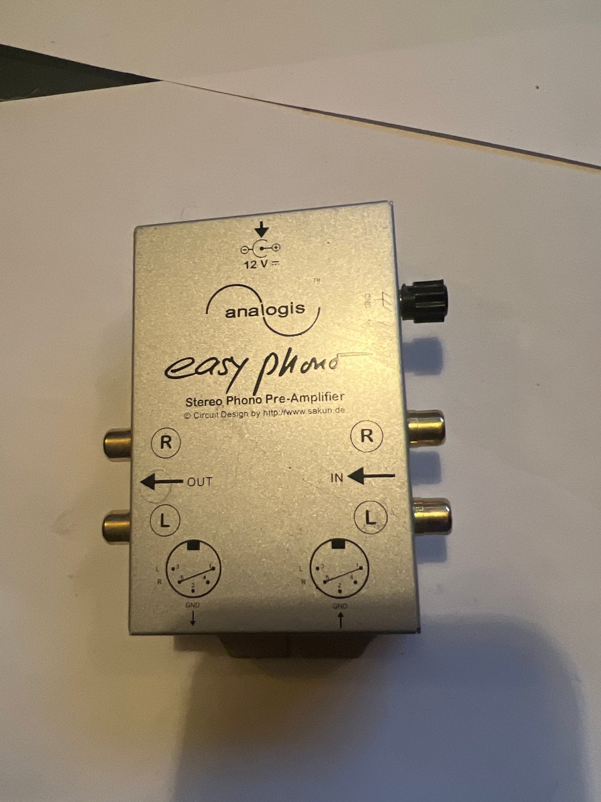 AnalogiS Easy Phono Stereo Voorversterker, Zo goed als nieuw, Ophalen, Overige merken, Minder dan 60 watt