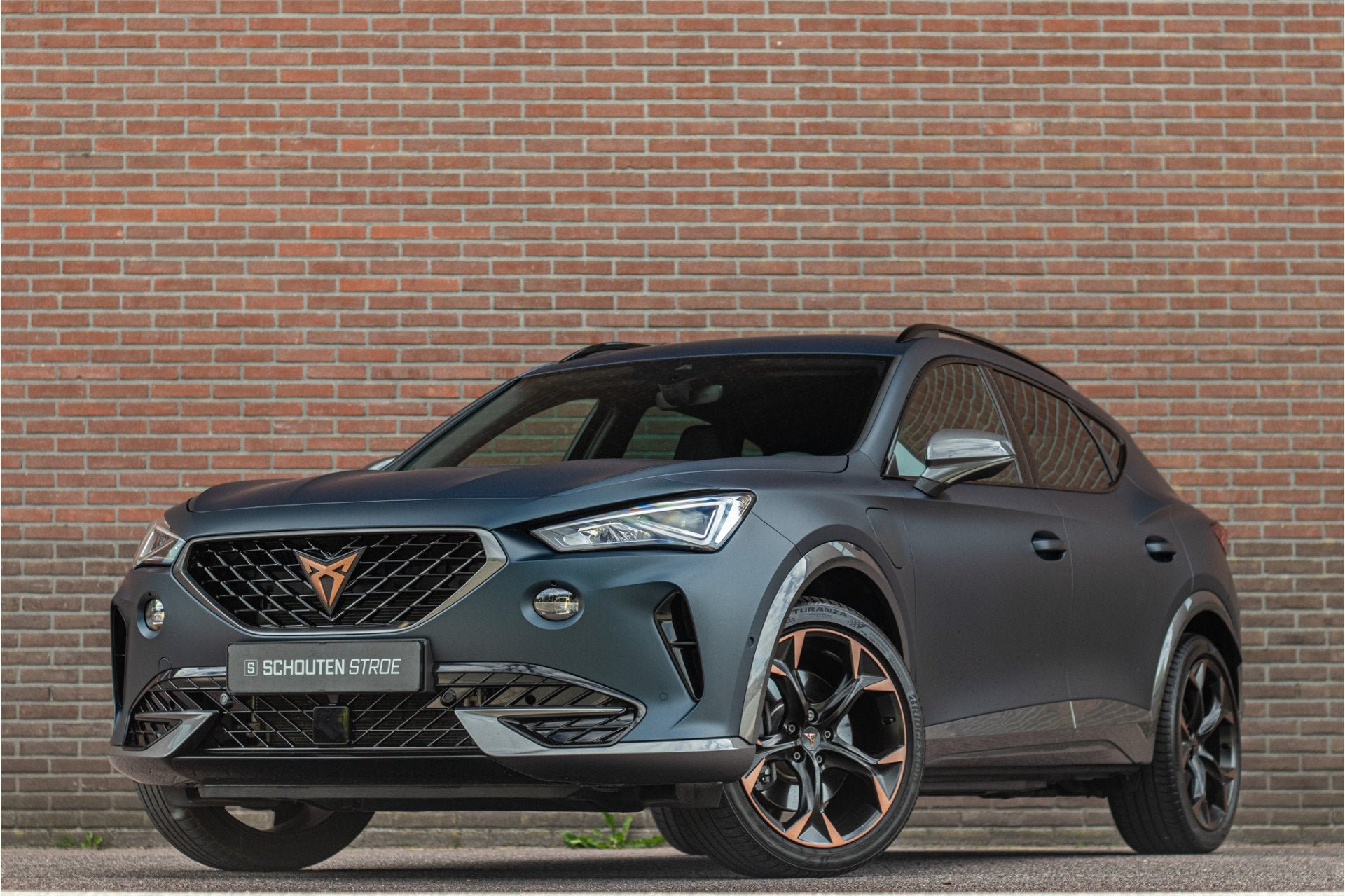 CUPRA Formentor 1.4 e-Hybrid 245pk VZ, Stoel & Stuurverwarmi, 4 cilinders, Formentor, Blauw, Leder en Stof