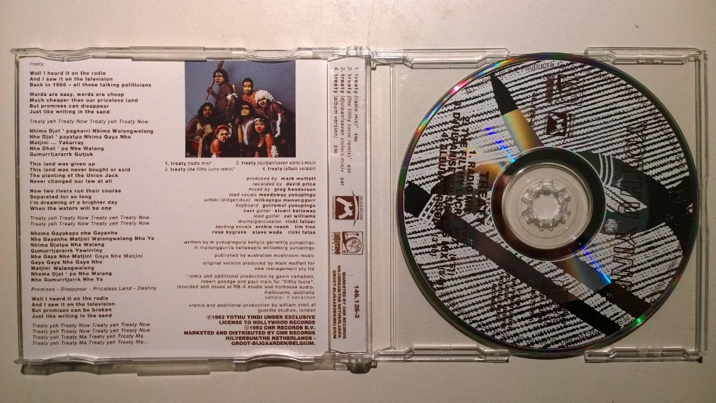 Yothu Yindi - Treaty, Ophalen of Verzenden, Zo goed als nieuw, Pop