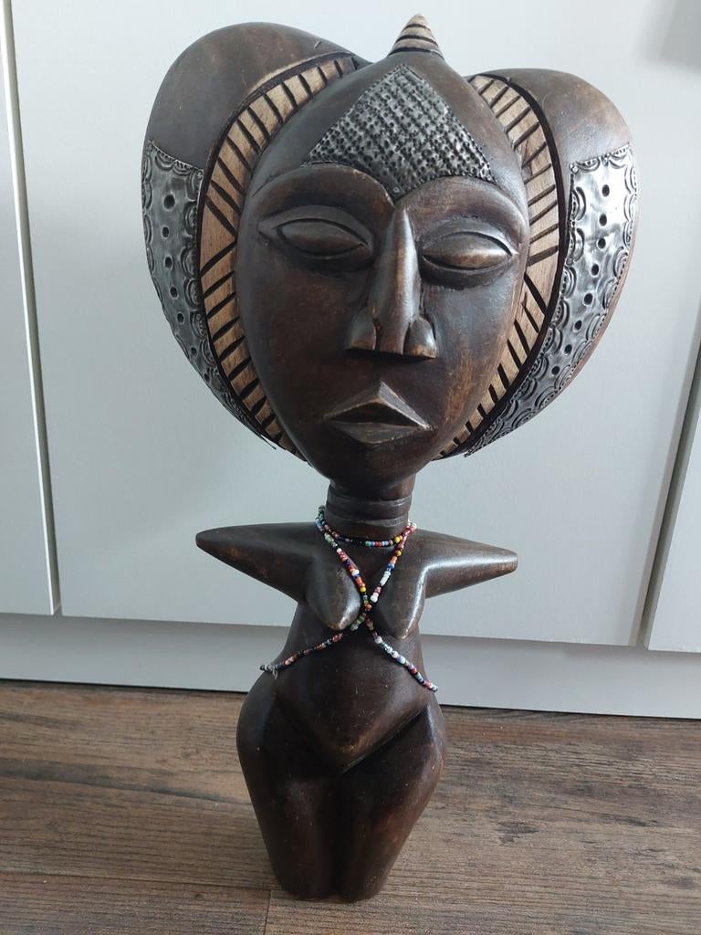 Afrikaanse ashanti beeld, Ophalen of Verzenden