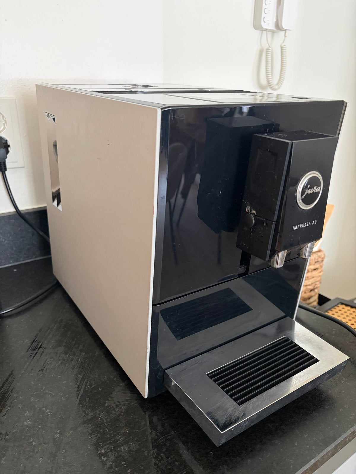 Jura Impressa A9 Koffiemachine - error 8, Witgoed en Apparatuur, Koffiezetapparaten, Afneembaar waterreservoir, Koffiemachine