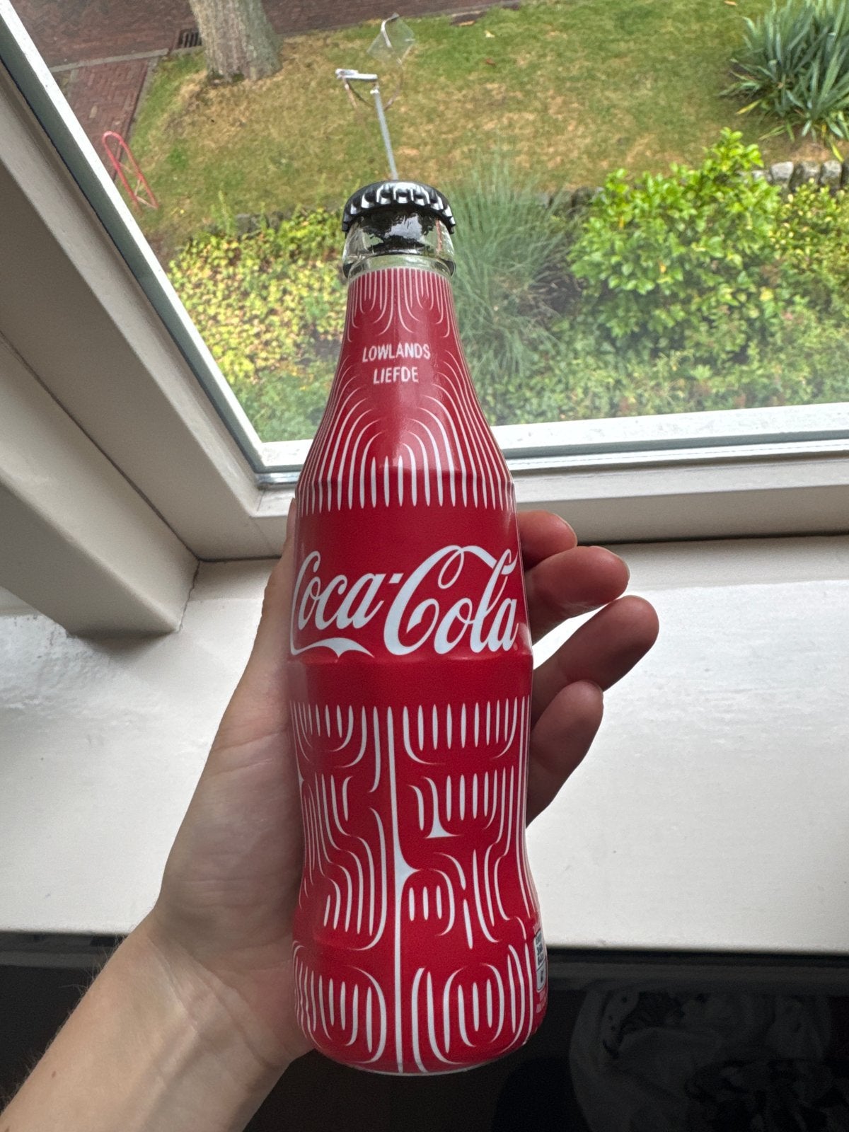 Coca-Cola Lowlands Liefde Flesje 200ml - Ongeopend, Verzamelen, Ophalen of Verzenden, Zo goed als nieuw